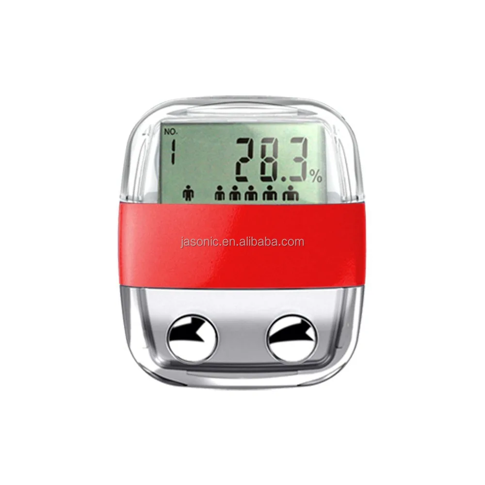 Body Fat Analyzer Multi-function Pedometer with clip Clock