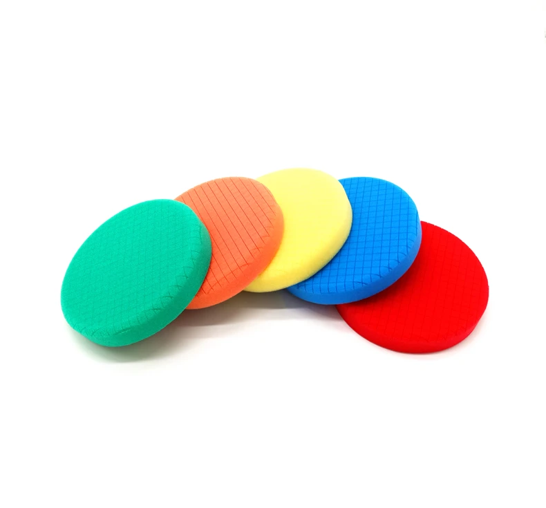 Customized 3 4 5 6 7 8 Inch Buff Polishing Pad Germany Foam Buffing Pads Car Sponge