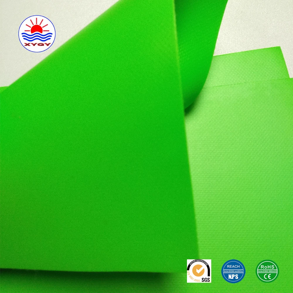 PVDF PVC Coated Tarpaulin Fabric for Inflatable Boat Anti-Static Feature