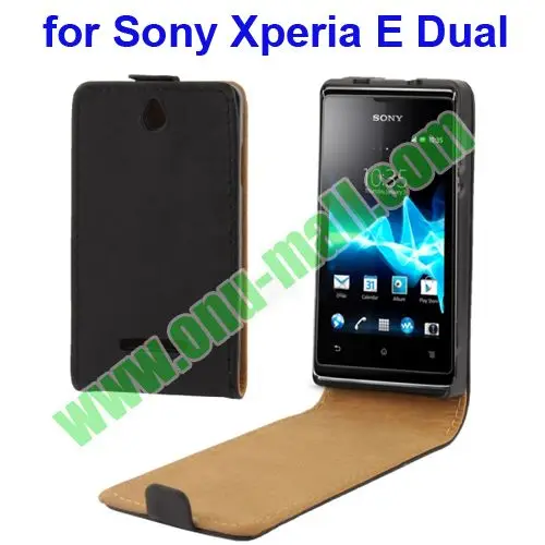 Flip Leather Case Pattern for Sony Xperia E Dual C1605