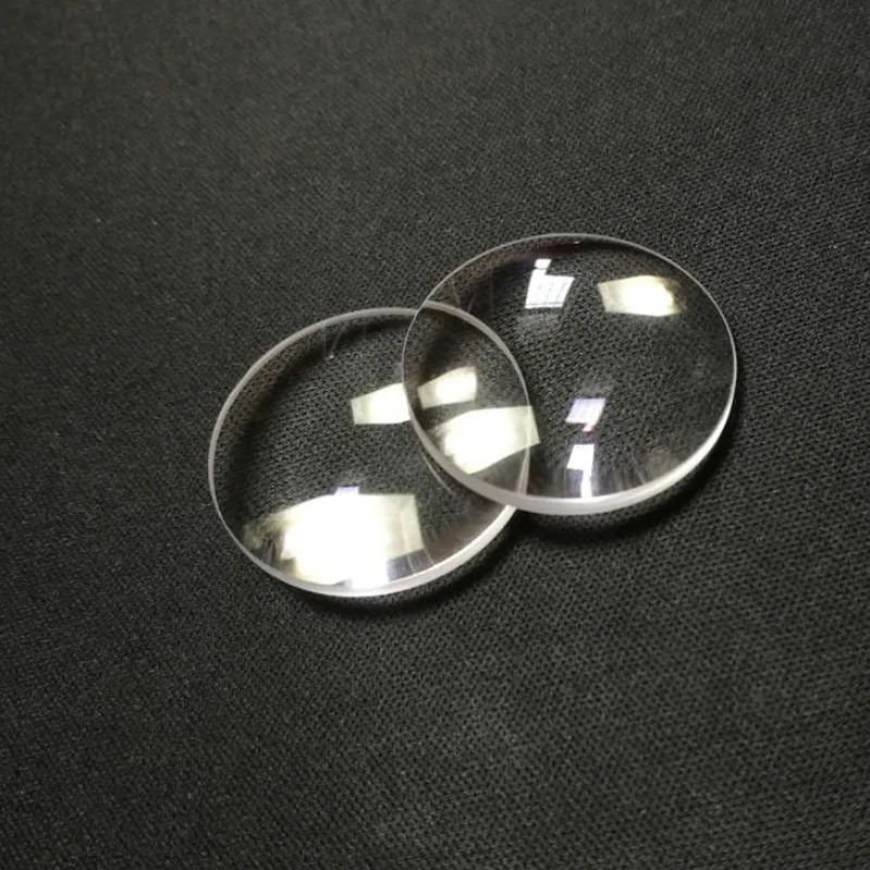 k9 glass 45mm round spherecial magnifying glass convex lens biconvex lens