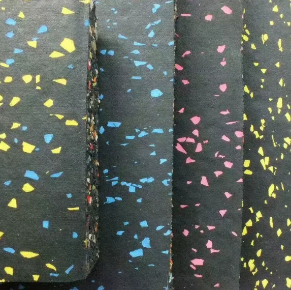 
High density EPDM&SBR rubber tiles interlocking gym rubber floor mat and playground rubber floor tiles 