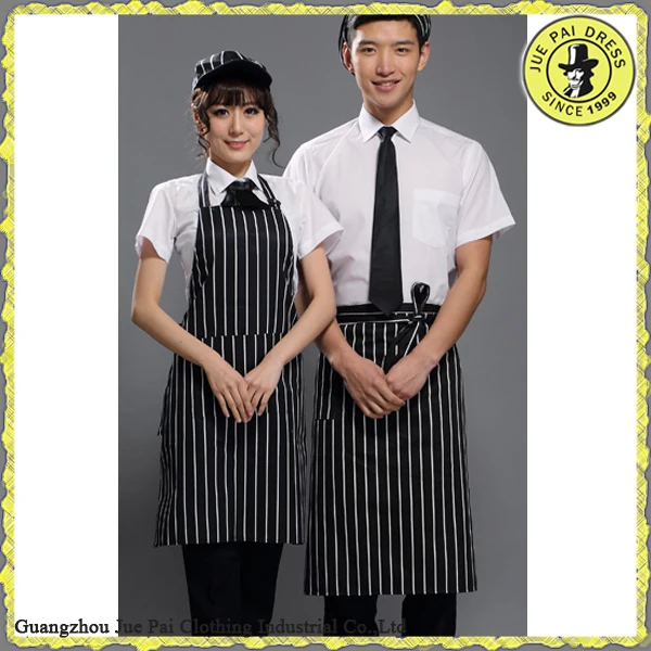 Wholesale Pattern Waist Aprons/Demin Barista Apron/Baker Apron
