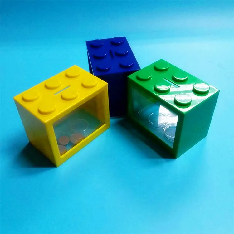 
cheap wholesale saving money box/plastic coin bank 