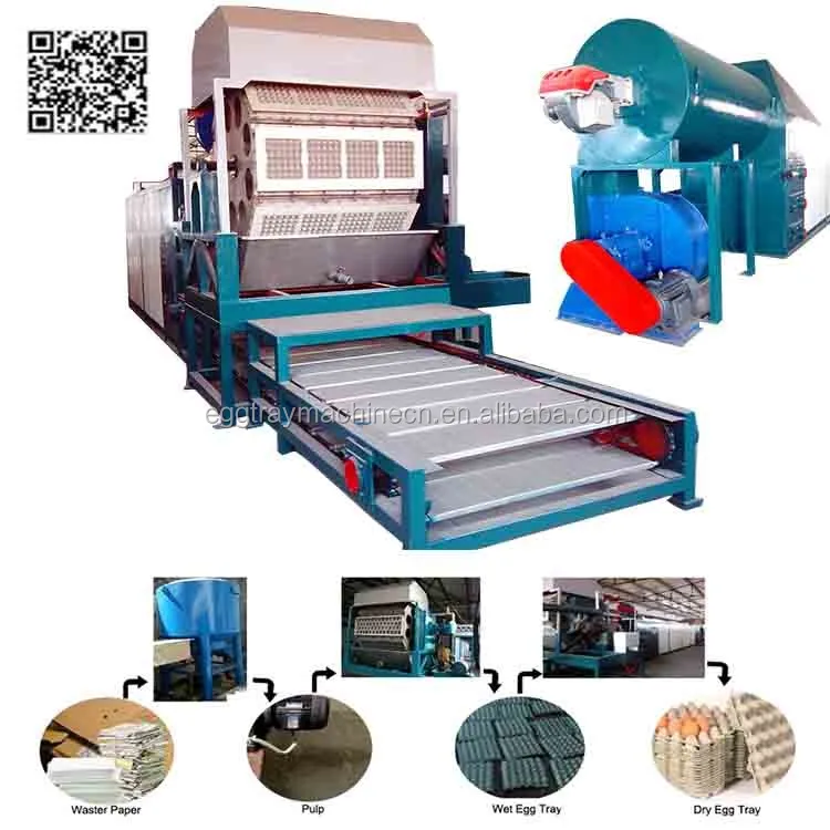 Semiautomatic Paper Cake Egg Tray Making Machine