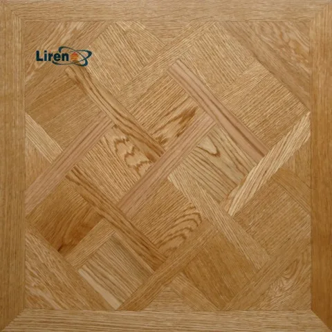 Antique oak versailles pattern oak  parquet tile floor rustic oak flooring