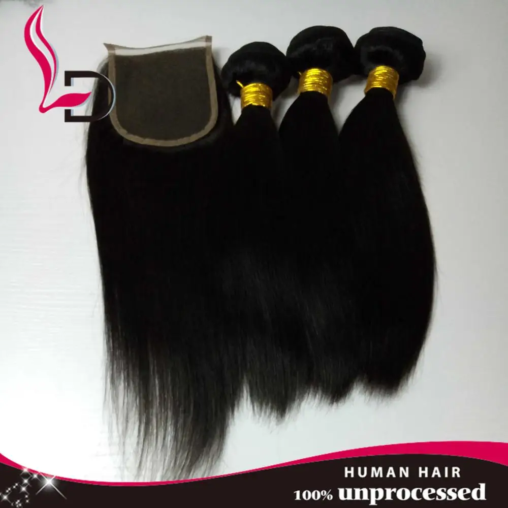 Alibaba Stock 20 inch Natural Color Hair Weft  Straight Virgin Brazilian Human Hair Weaving