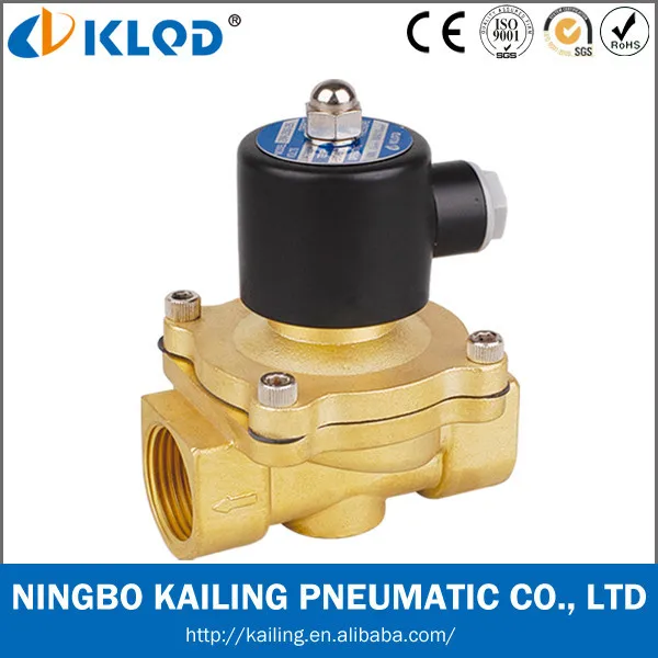 2W200-20 direct acting flow water solenoid valve 24vac