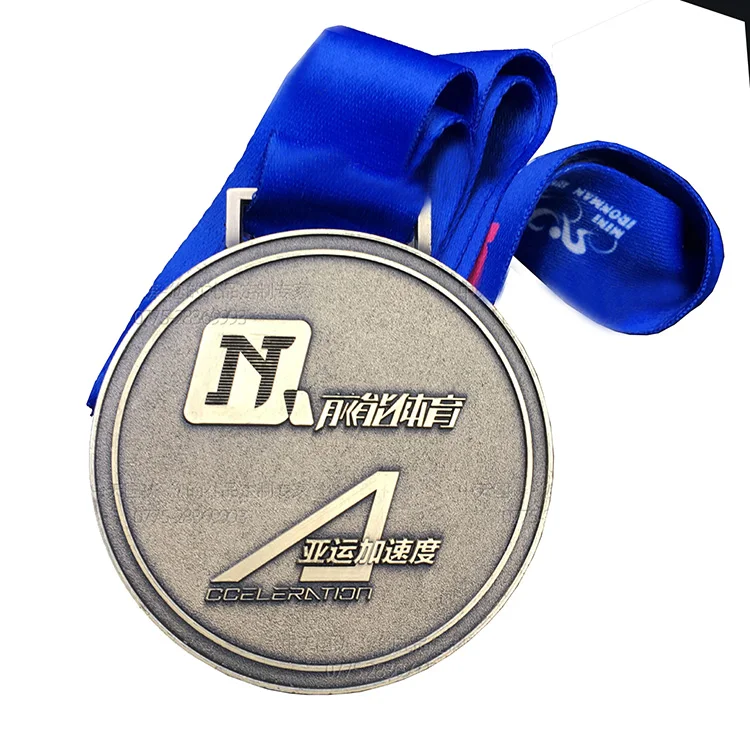 Custom  Metal Sport Race Ironman Triathlon Running Medal