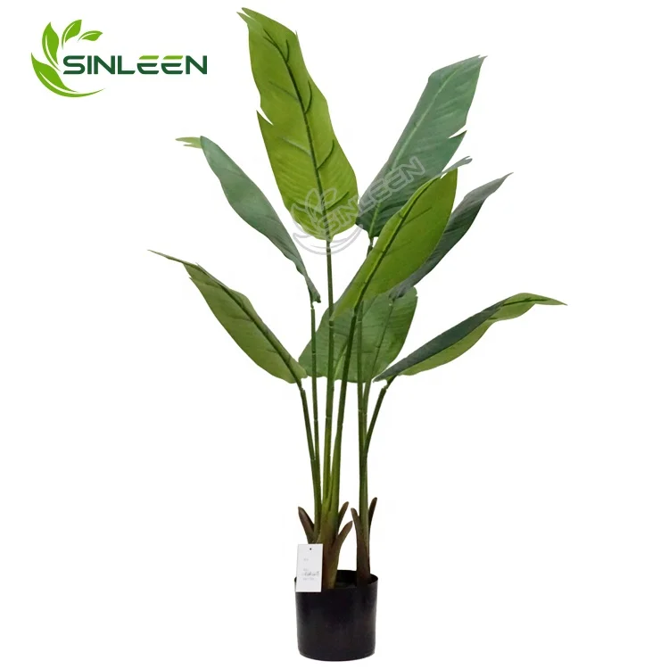 Artificial Traveller Palm Ravenala Madagascariensis Plastic Leaf Tree Canna Plant