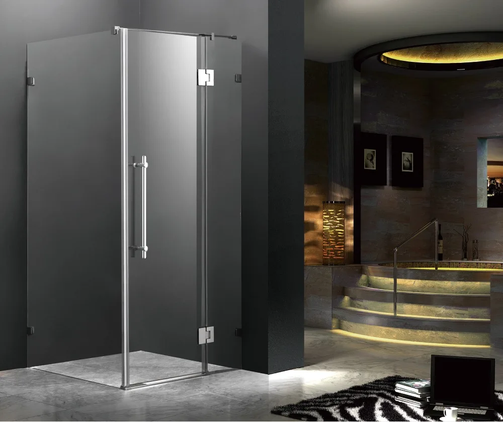 Раздвижные душевые кабины душевая дверь красивая и модная outlook душевой корпус с 6 мм закаленным стеклом производителей