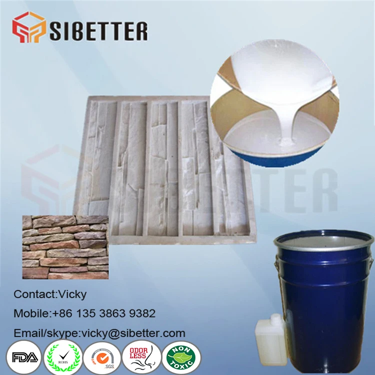 Prices Liquid RTV2 Silicone for Artificial Natural Stone Mold