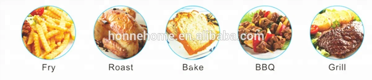 Electric 12L Glass Pot Halogen Convection Oven