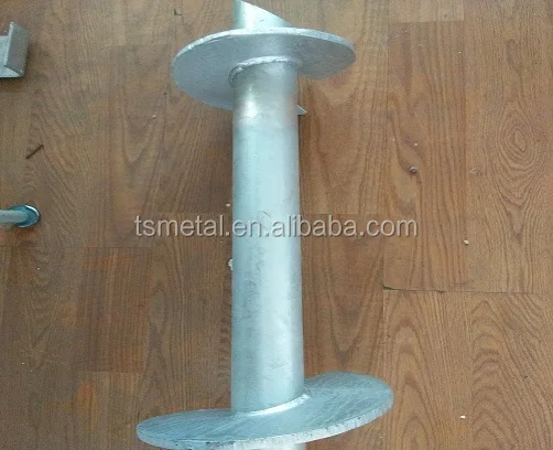 Silver Power Ground Foundation System Earth Screw Anchor Helix Pile