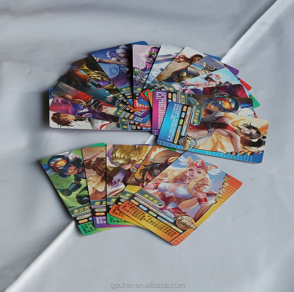 custom trade glory of kings playing game cards