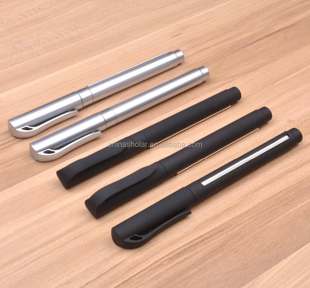 High quality promotional plastic calendar pull out banner pen