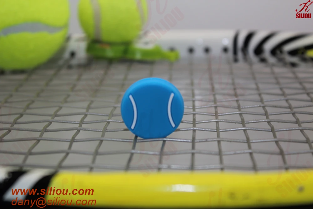 Factory whole sale customized silicone tennis string vibration dampener tennis sport accessory