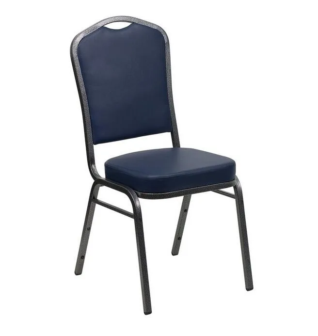 Modern restaurant banquet metal stackable iron chair