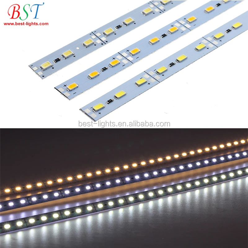 72 leds 5630 Non-waterproof, Single Color Optional DC12V Rigid Bar Light SMD5630 Aluminium Hard Led Strip