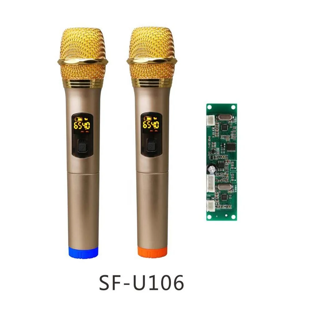 VHF UHF беспроводной микрофон с печатной платой используется для усилителя динамика