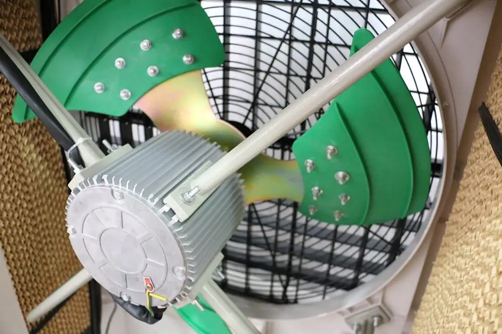 Zhuji factory price 13000 air flow industrial evaporative air cooler