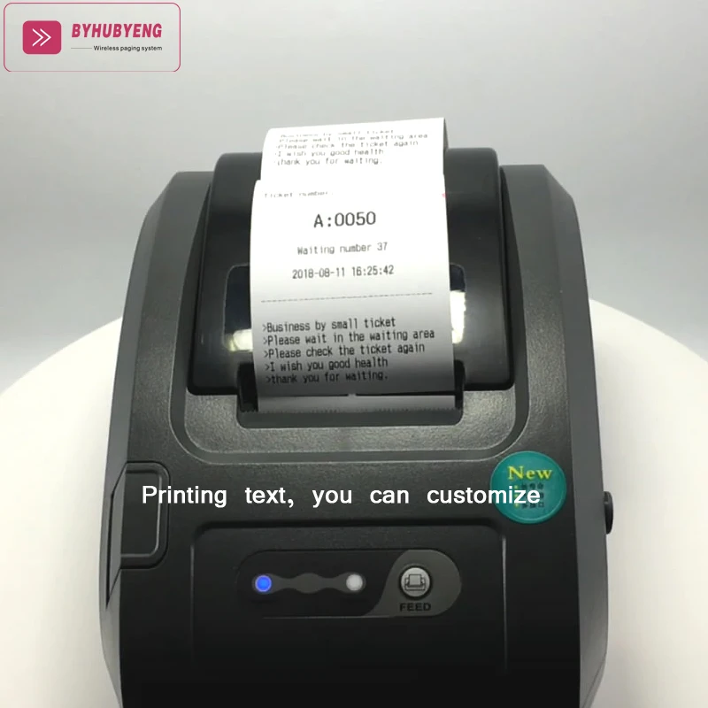 Electronic Calling System Wireless Queue Management Calling System FM Technology LED Display Queuing Machine