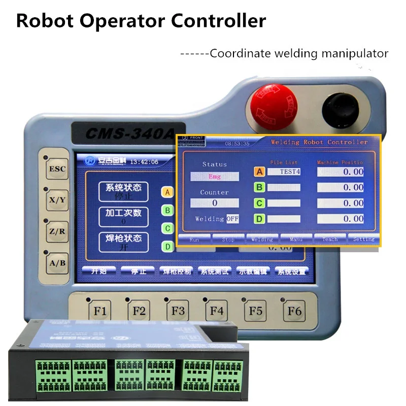 
4 Axis MIG/TIG/MAG/CO2 Automatic welding machine CNC motion controlled welding manipulator Automatic soldering robot 