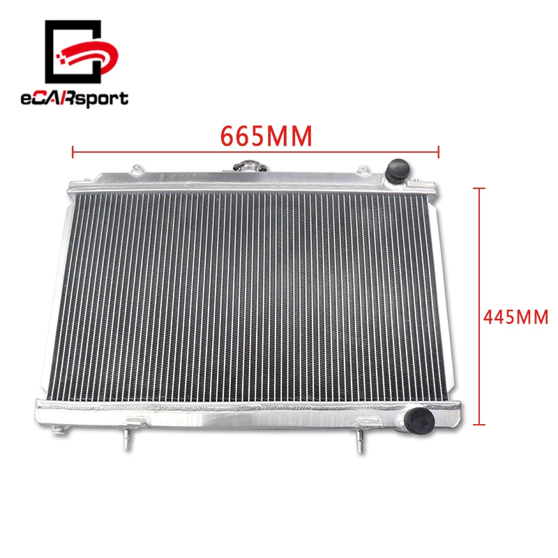 Для Nissan 240SX S14 KA24 95-98 МТ Алюминиевый радиатор для автомобиля