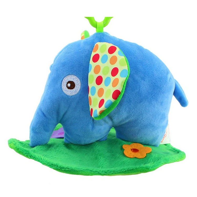 Large elephant plush toys rattle for kids toy H031C