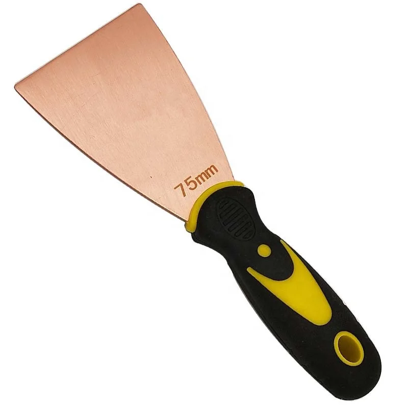 Red Copper Alloy Putty Knife  ,Spatulas Safety Hand Tools Non Sparking Scraper 50mm 2inch