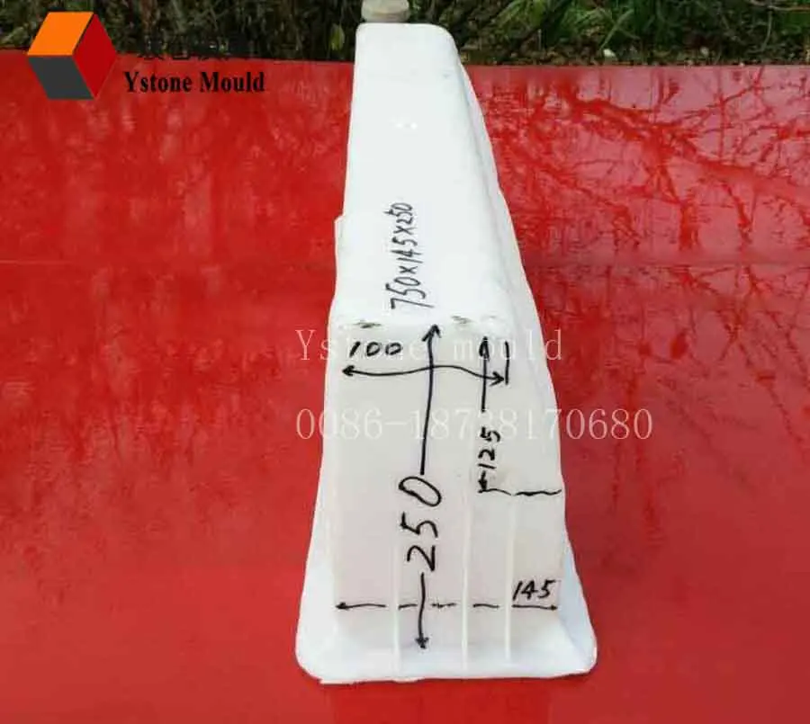 Plastic road kerb concrete kerbstone mould