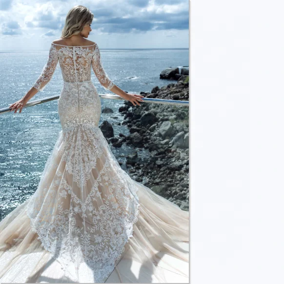
Alibaba china luxury charming mermaid wedding gown bridal dress manufacturer 