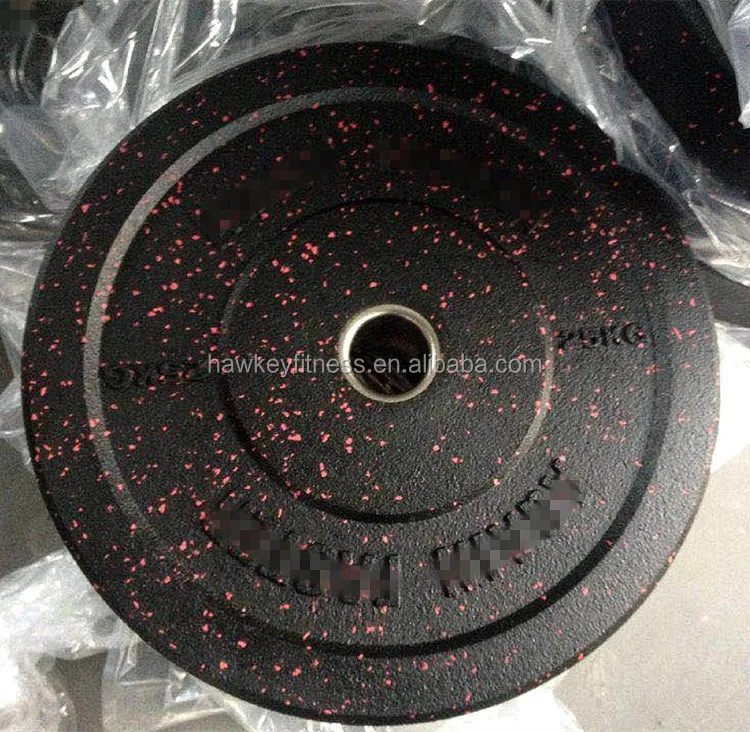 
colorful sport training top grade crumb bumper plate 