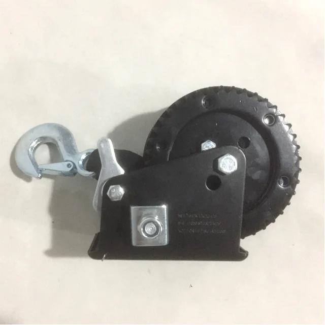 Manual Hand Winch Hand Operated Winches 2000LBS   mini portable winch 907kgs