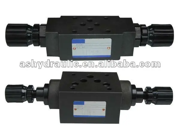 Yuken MS of MSA-01,MSA-03,MSB-01,MSB-03,MSW-01,MSW-03,MSA-04,MSB-04,MSW-04,MSA-06,MSB-06,MSW-06 throttle check modular valves
