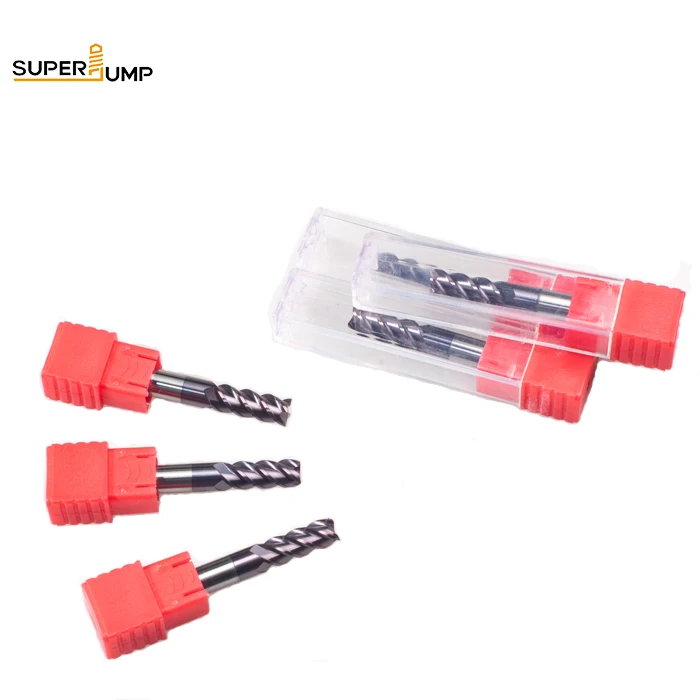 55 HRC Hot Sale 4 Flute Helix  End Mill Cutter Solid Carbide Milling Tool