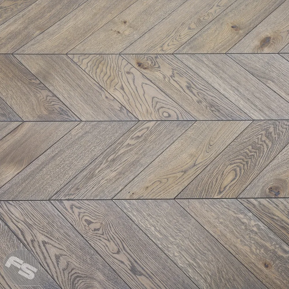New design high quality oak engineered chevron parquet flooring