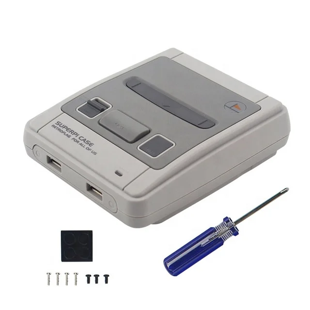 Новое поступление, чехол Retroflag SUPERPI, корпус NESPi, корпус с функцией отключения для Raspberry Pi 3, Модель B + ( B Plus ) 3B 2B