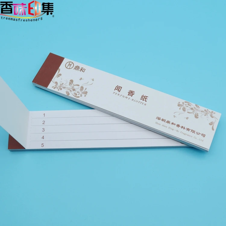 Custom aroma test stripe  fragrance oil tester carefully crafted  perfume test paper