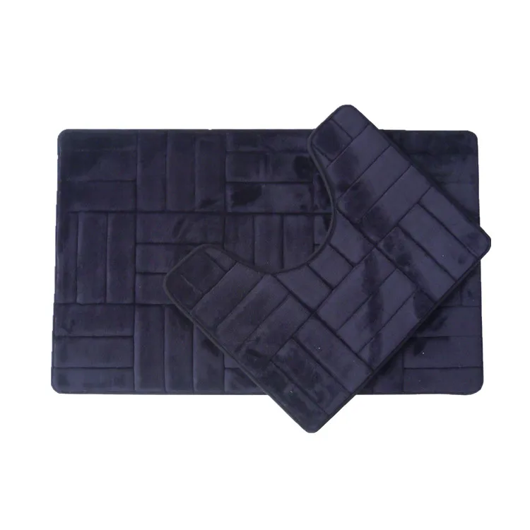 
1.2cm memory foam emboss two pcs set mat 