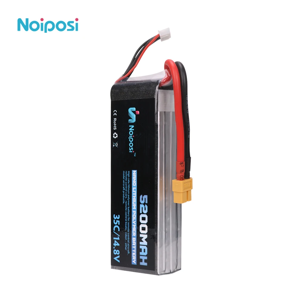 Li-ion battery pack 4s1p lipo 4s 5200mah 14.8v 50c polymer battery