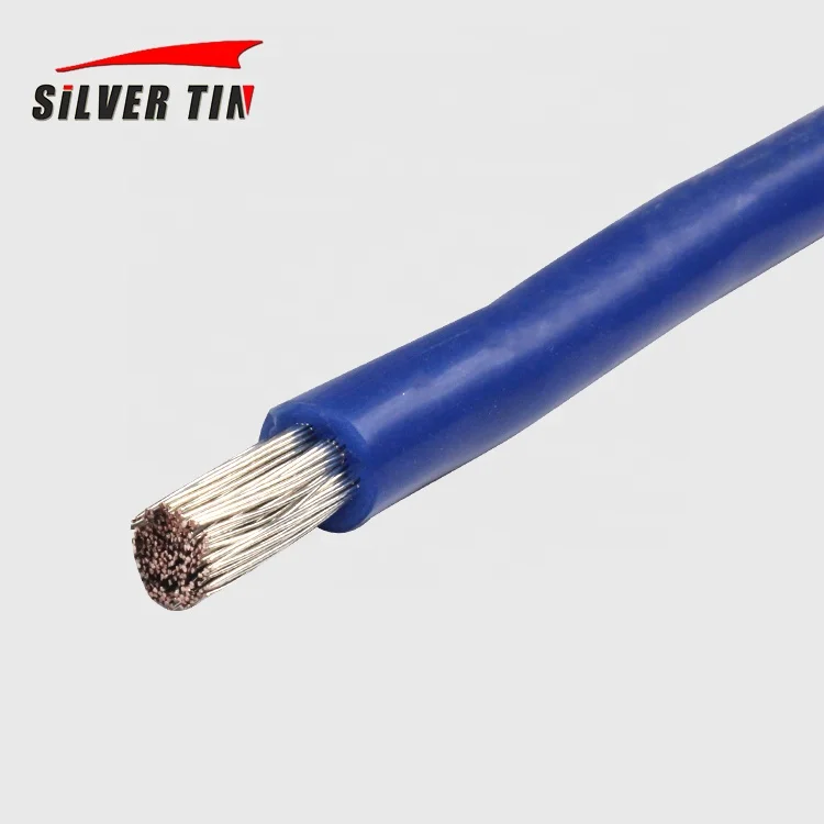 1.5mm silicone wire cooper silver coated  hook-up wire electric cable and wire