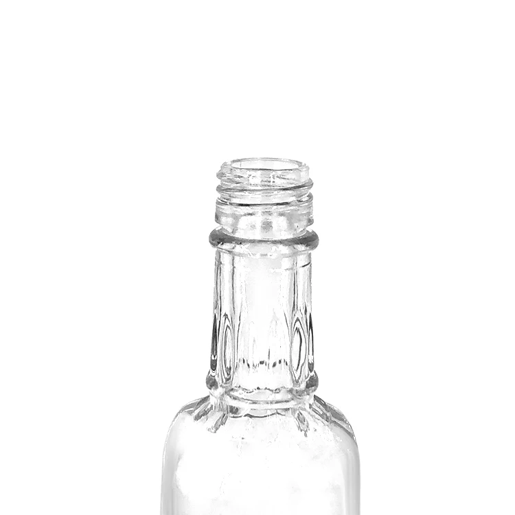 Miniature Fancy Drinking Bottle 50ml Mini Square Whisky Bottle Glass