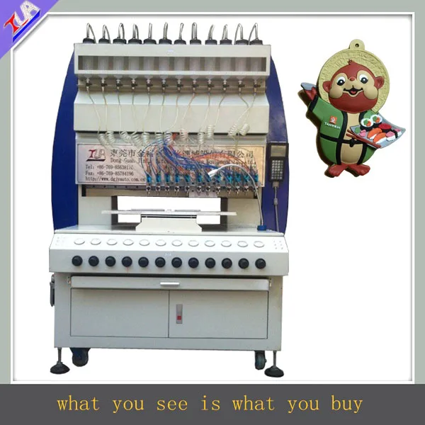 большая емкость мягкий пвх брелок дозатор машины и 12 цветов