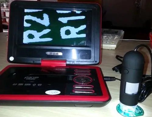 20X 200x Industrial USB Digital Microscope Camera AV TV Video Enlarge