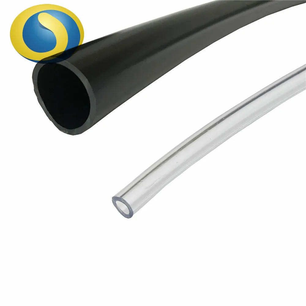 Flexible plastic pvc tube transparent