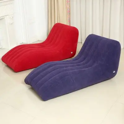 Прозрачный пластиковый надувной диван chesterfield