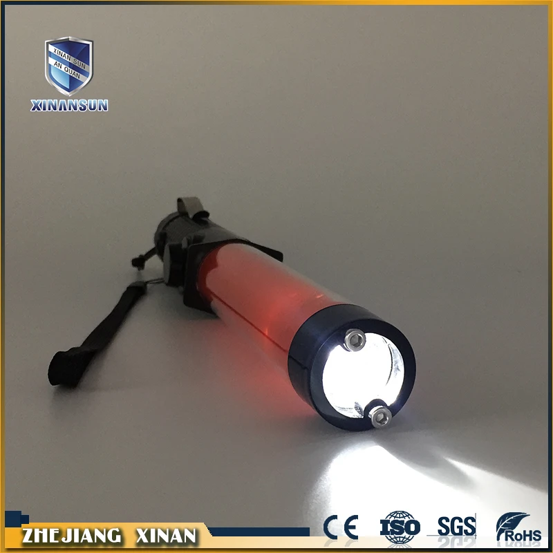 waterproof rechargeable police electric shock metal baton