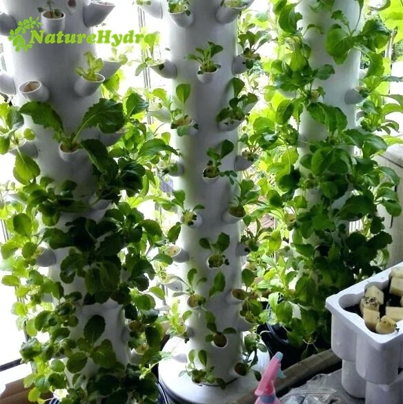 Greenhouse vertical aeroponic tower vertical garden