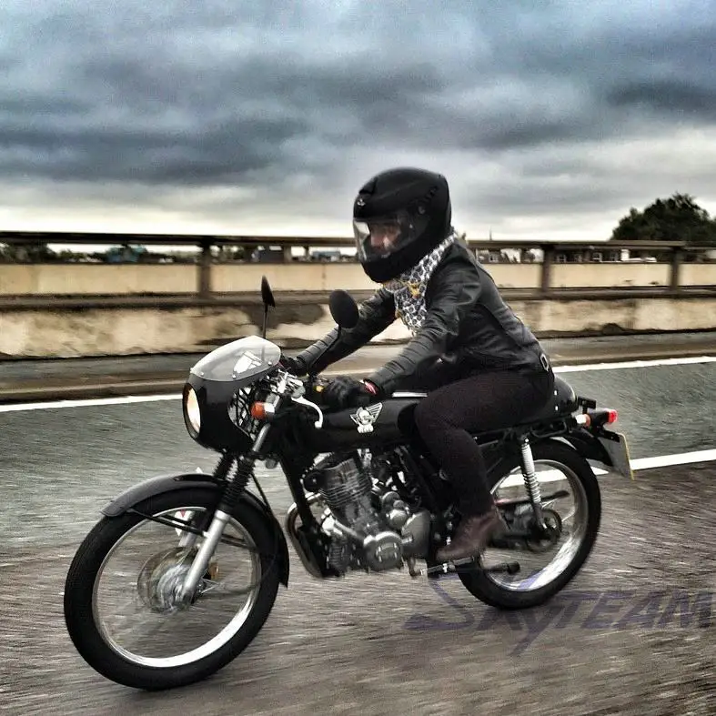 
SKYTEAM 50cc&125cc 4 stroke ACE Vintage Cafe Racer Motorcycle (EEC EUROIV EURO3 APPROVAL) 